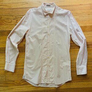 Paul Smith pink/white pinstripe men's button down M